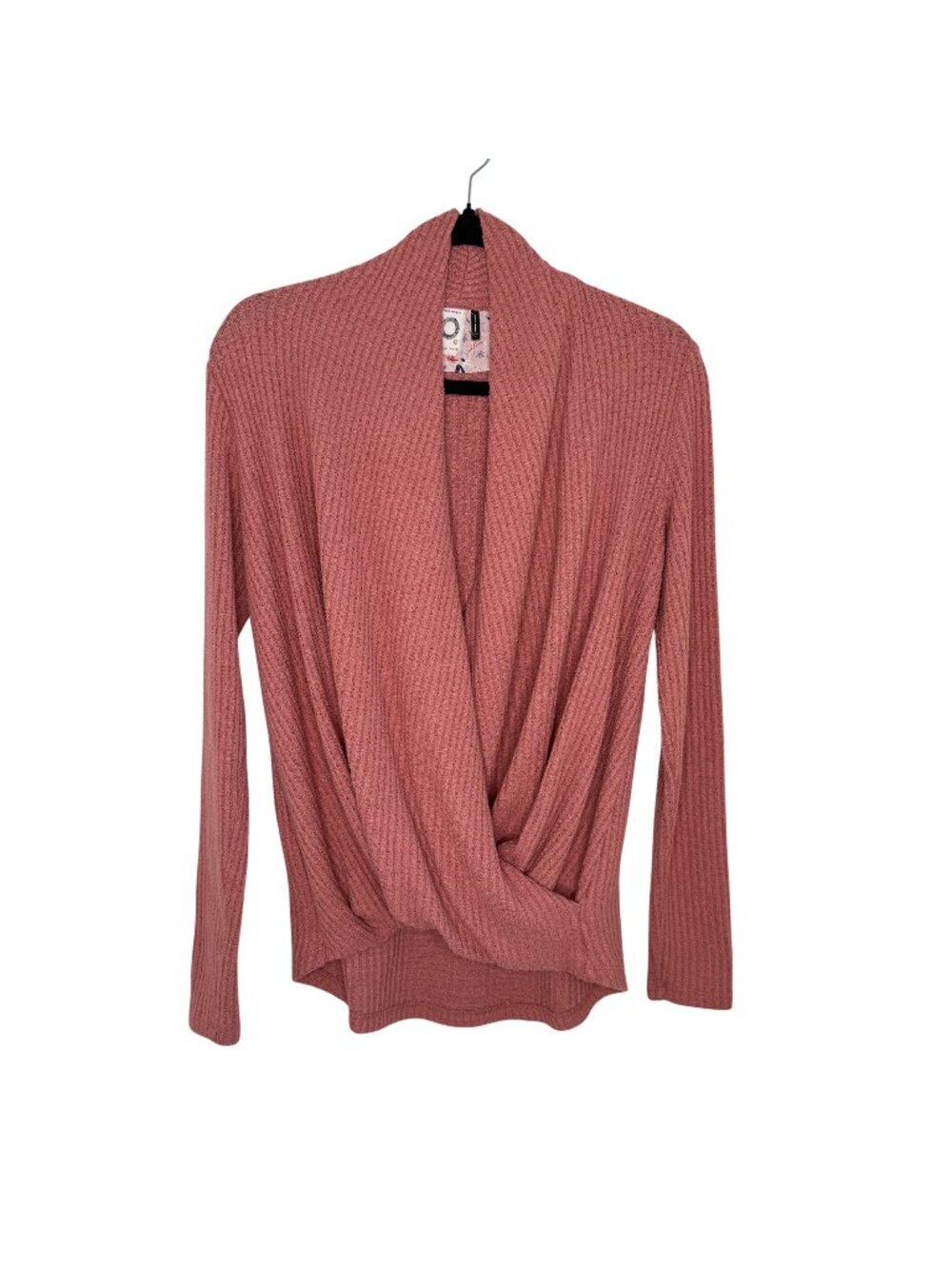 Anthropologie Akemi & Kin Woodruff Faux Wrap Waffle Knit, S